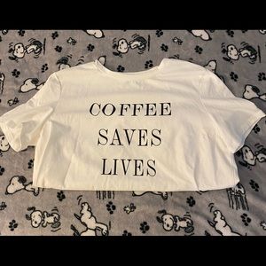 Coffee saves lives T-shirt
